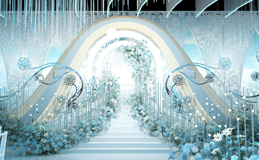 川汇釡香烙馍村水晶厅效果展示